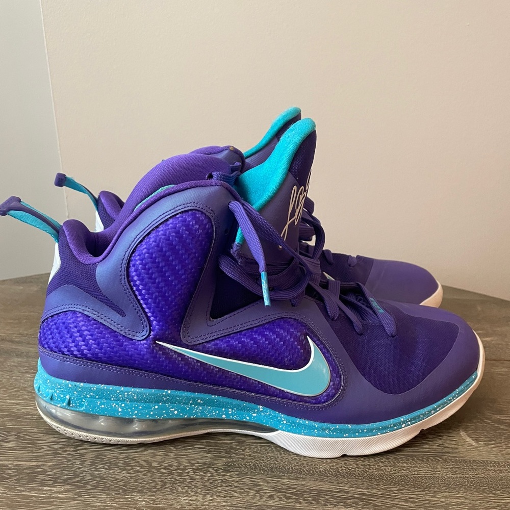 Men’s Size 12 Nike LeBron 9 Summit Lake Hornets